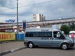 Бесплатный автобус Genser в пункт аренды автомобилей АрендаАвто-южн на ул.Добролюбова